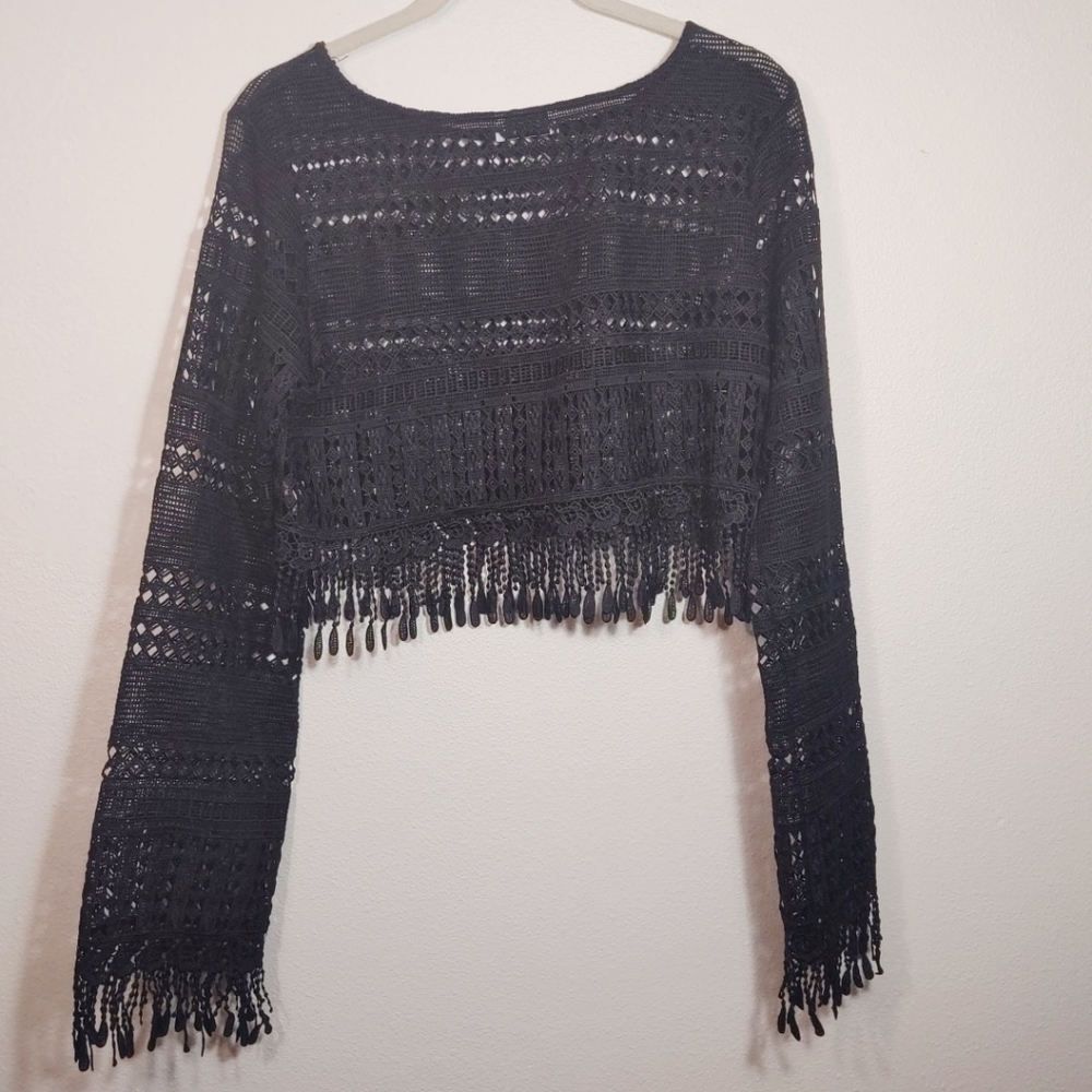 Roe + May Bonnie Boxie Crop Luna Crochet Festival
